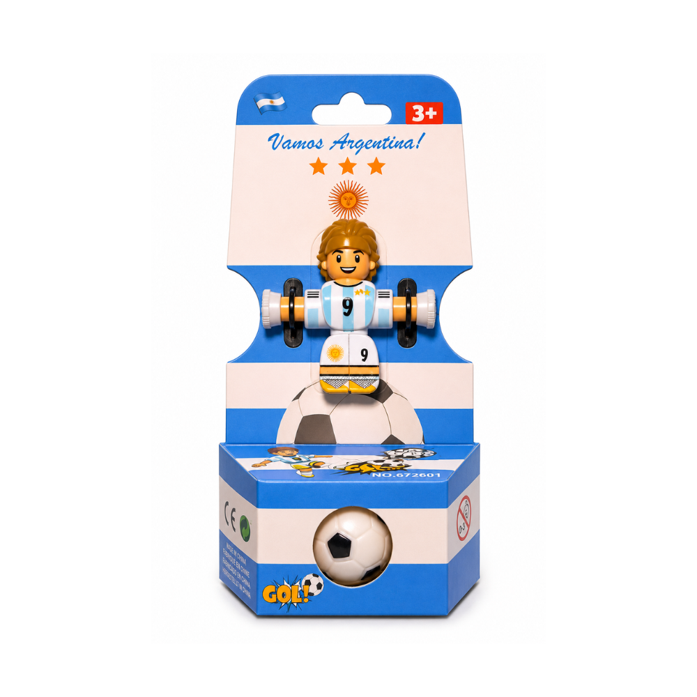 MUÑECO AFA LANZADOR PELOTA