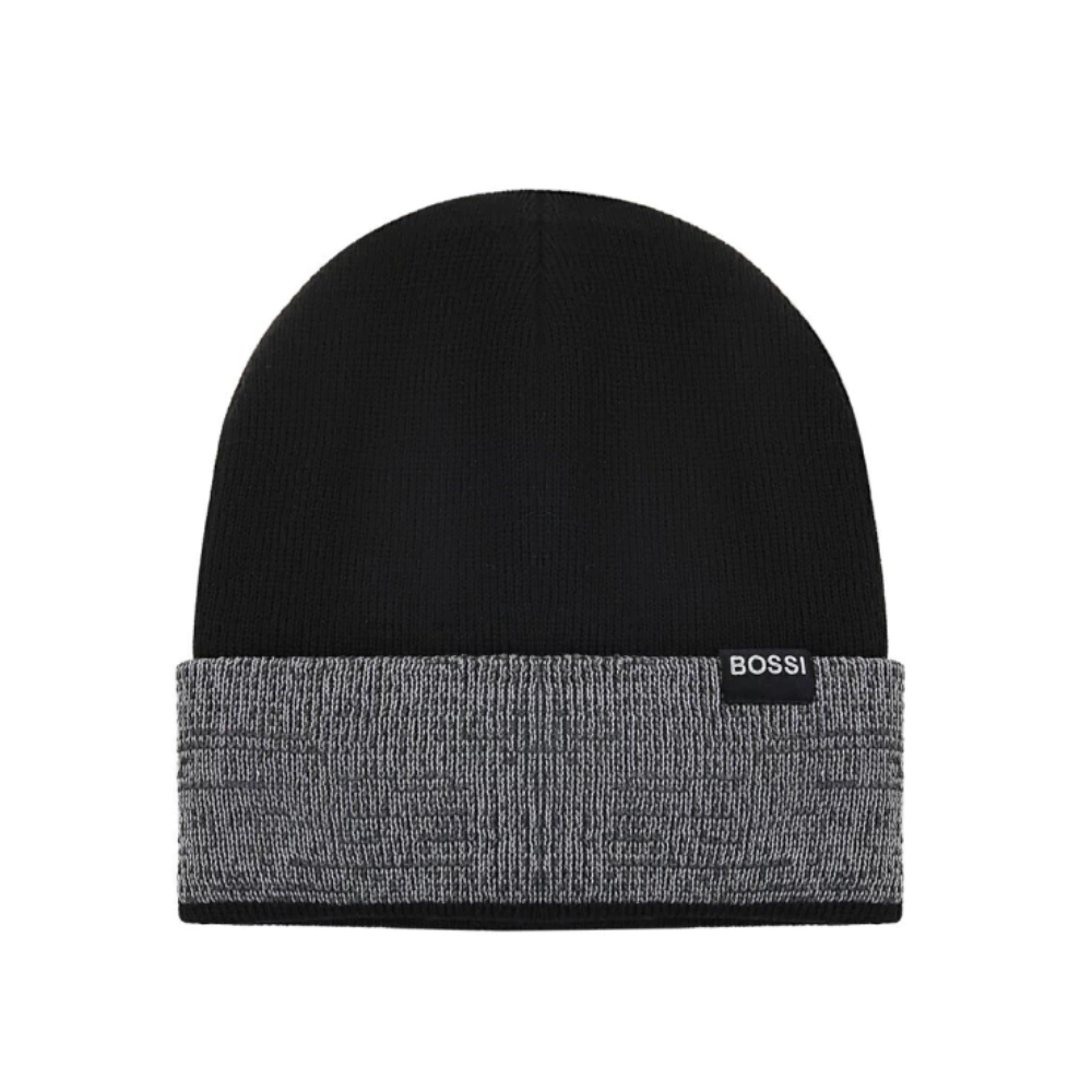 GORRO BICOLOR APLIQUE BOSSI