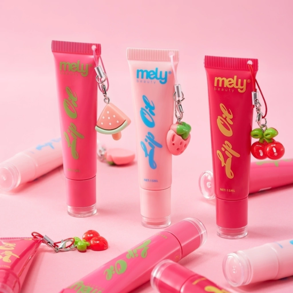 ACEITE LABIAL JUICY RED FRUITS CON LLAVERO