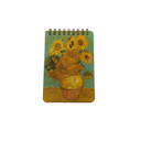 LIBRETA VAN GOGH METALIZADO CON ESPIRAL