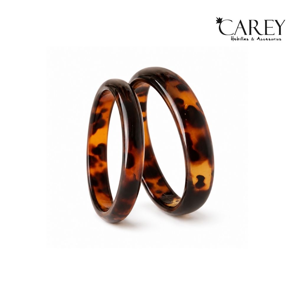 PULSERA DE RESINA ESTAMPADO LEOPARDO CAREY