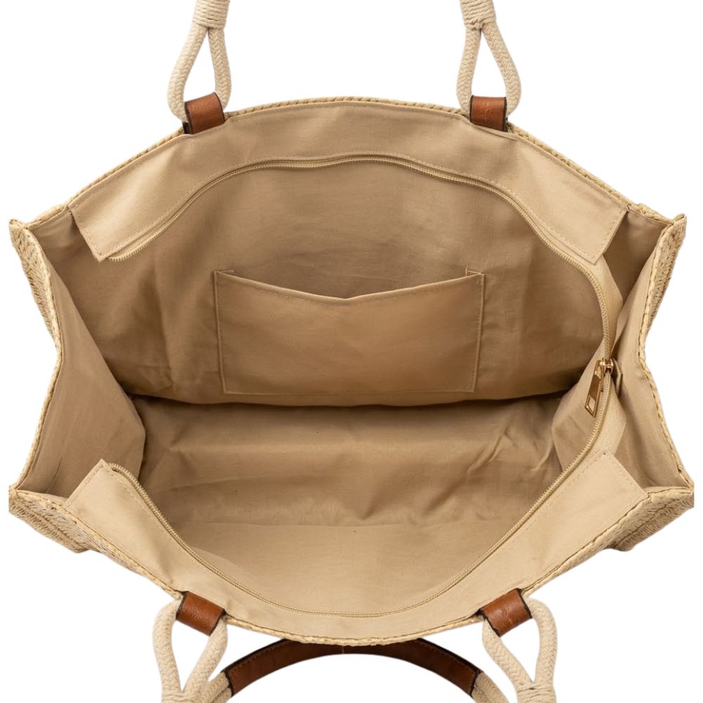 BOLSO TOTE RAFIA