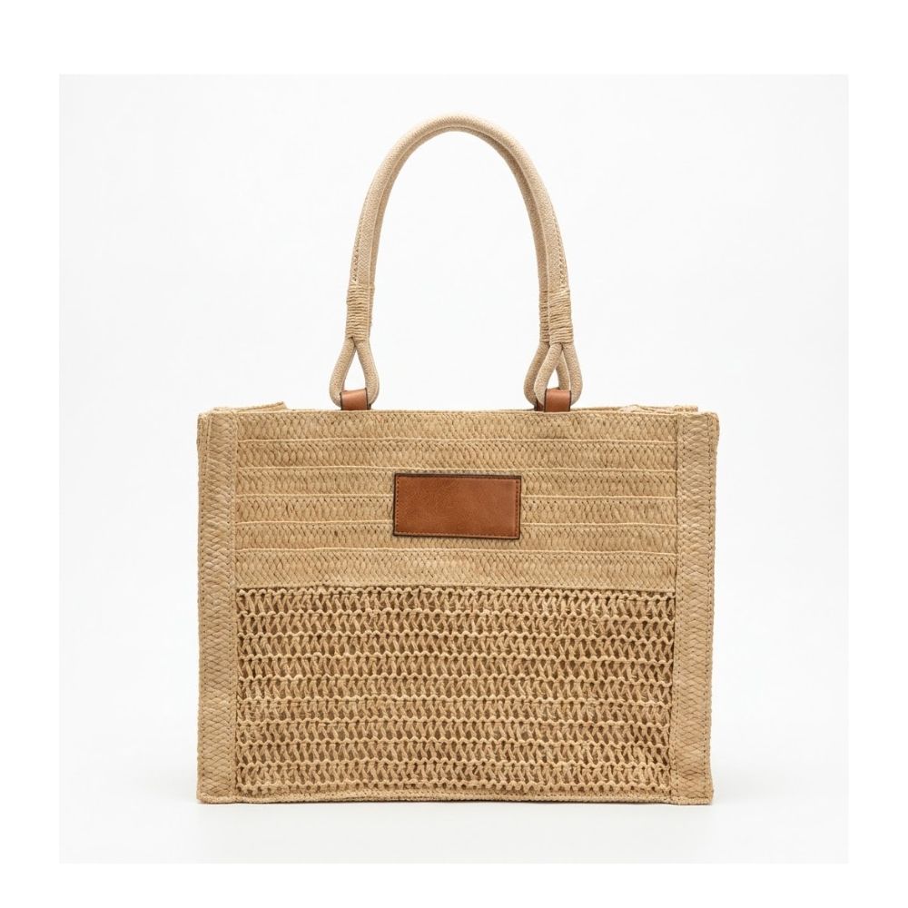 BOLSO TOTE RAFIA