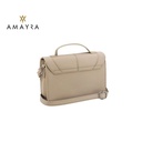 BANDOLERA CON SOLAPA Y CORREA AJUSTABLE AMAYRA