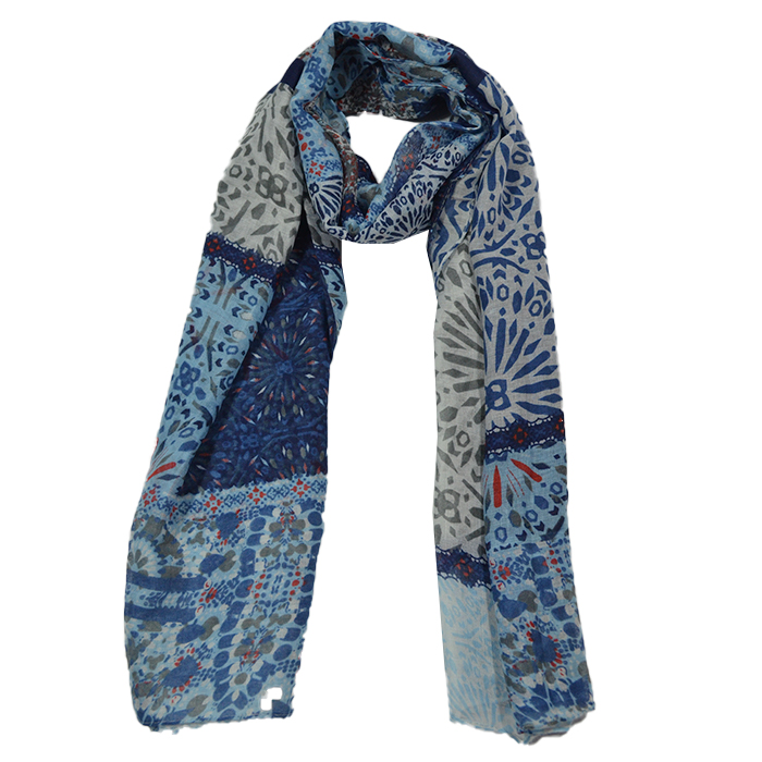 [37577] CHALINA ESTAMPADA COMBINADA