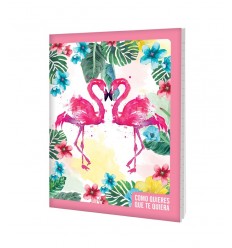 CUADERNO 16X21CM FLAMENCO MOOVING