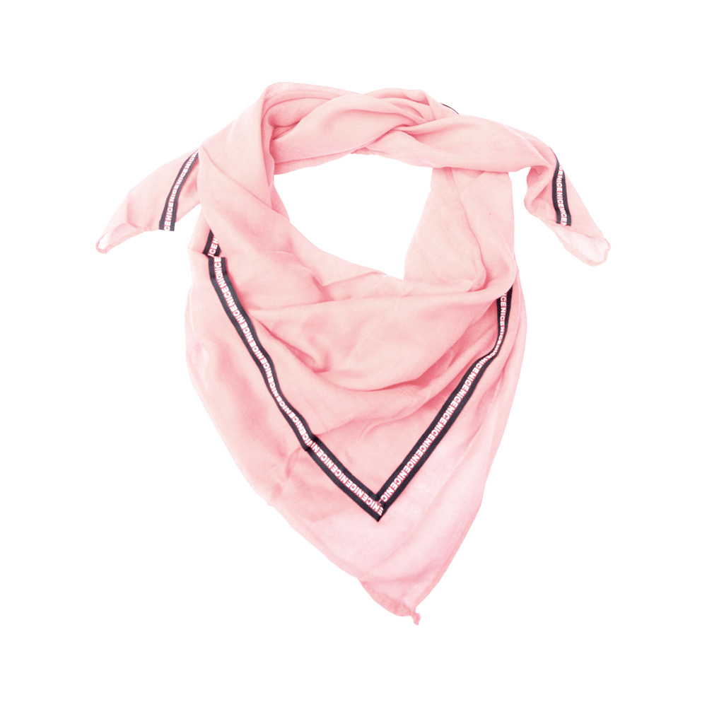 CHALINA CUADRADA CON BORDE BRILLO