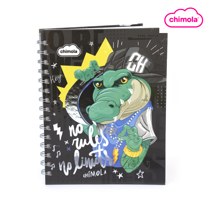 CUADERNO 16X21 TAPA DURA COCODRILO CHIMOLA