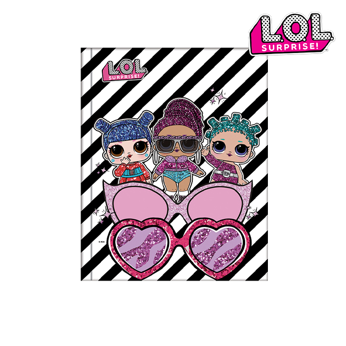 CUADERNO 19X24CM TAPA DURA 48HJS LOL