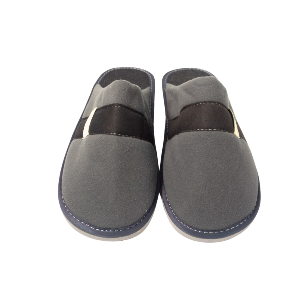 PANTUFLAS HOMBRE CINTA CUERO PU