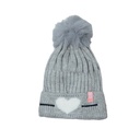 GORRO POMPON Y CORAZON INFLUENCER