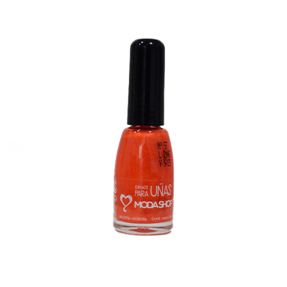 ESMALTE MODASHOP NARANJA METALIZADO