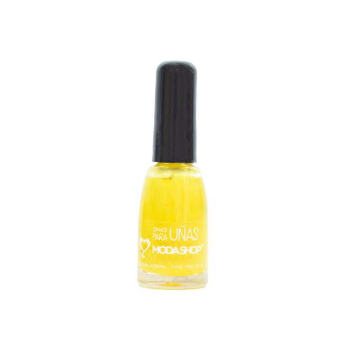 ESMALTE MODASHOP AMARILLO CON BRILLO