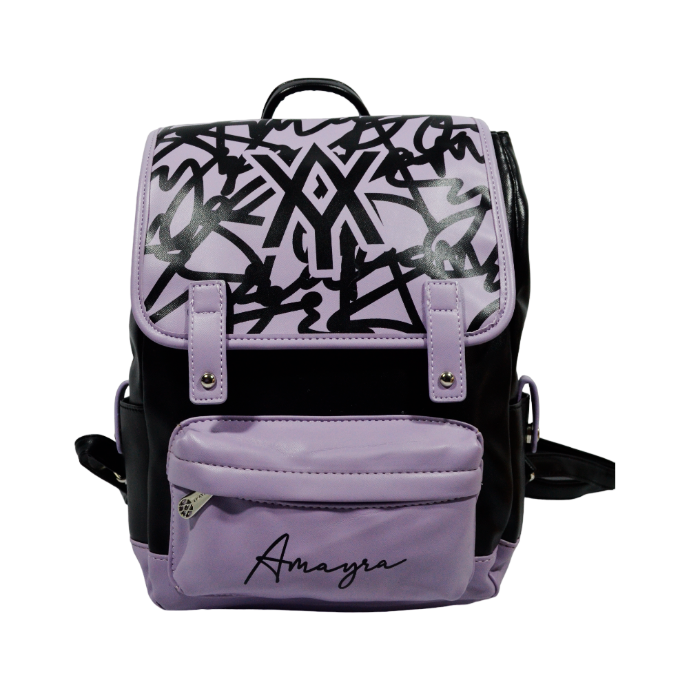 MOCHILA AMAYRA CUERO PU 33X22CM