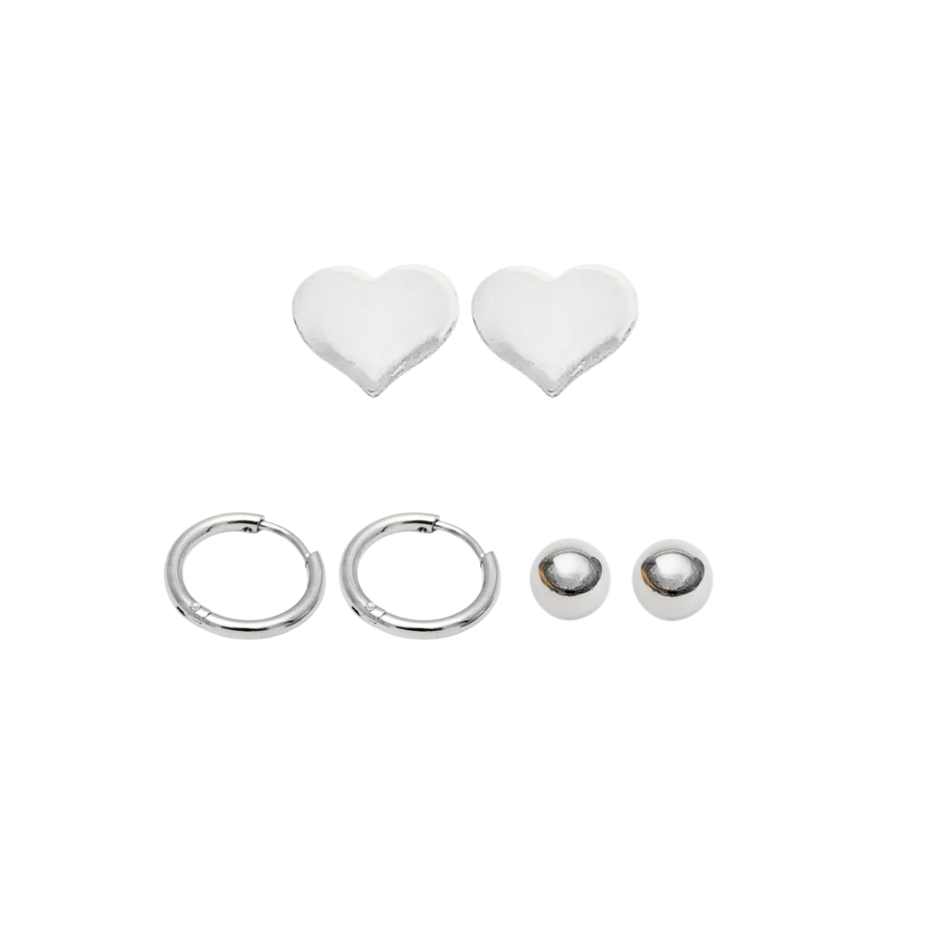 AROS ACERO SET POR 3