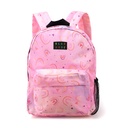 MOCHILA ESTAMPADA RAINBOW C/DOS CIERRES 17" 42X15X30CM