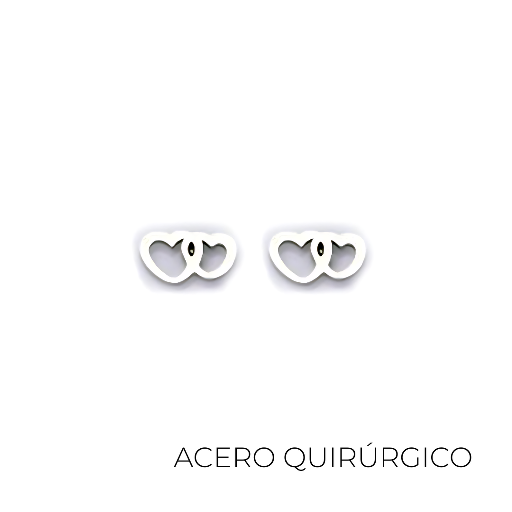 AROS ACERO QUIRURGICO CORAZON BLISTER X12