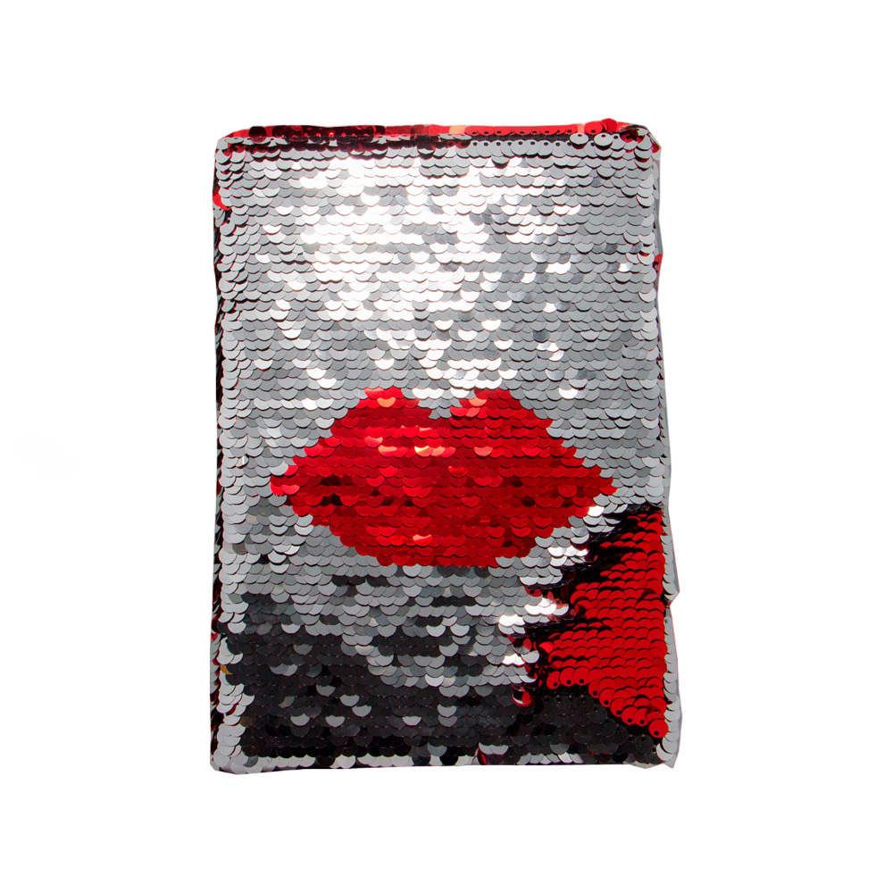 CUADERNO TAPAS DE LENTEJUELAS BITONALES