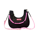 MINI BAG DOBLE CORREA NYLON PINK