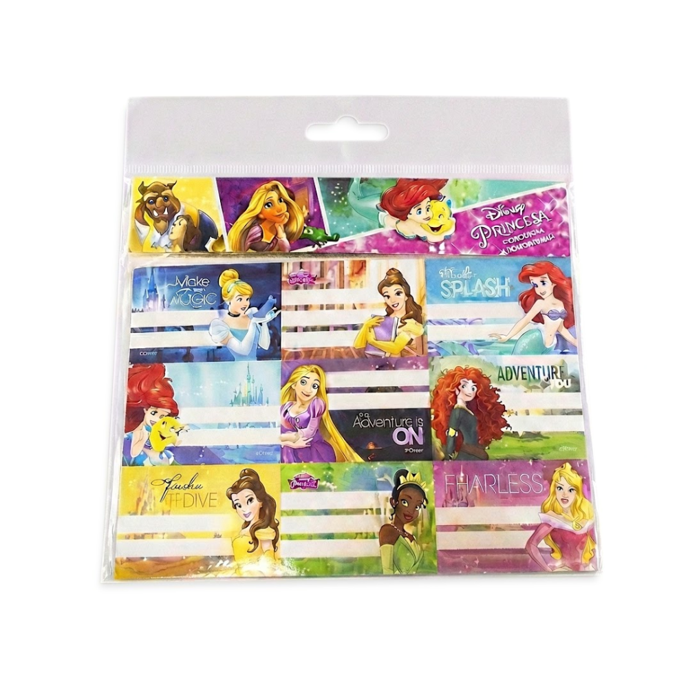 ETIQUETAS PARA CUADERNO DISNEY