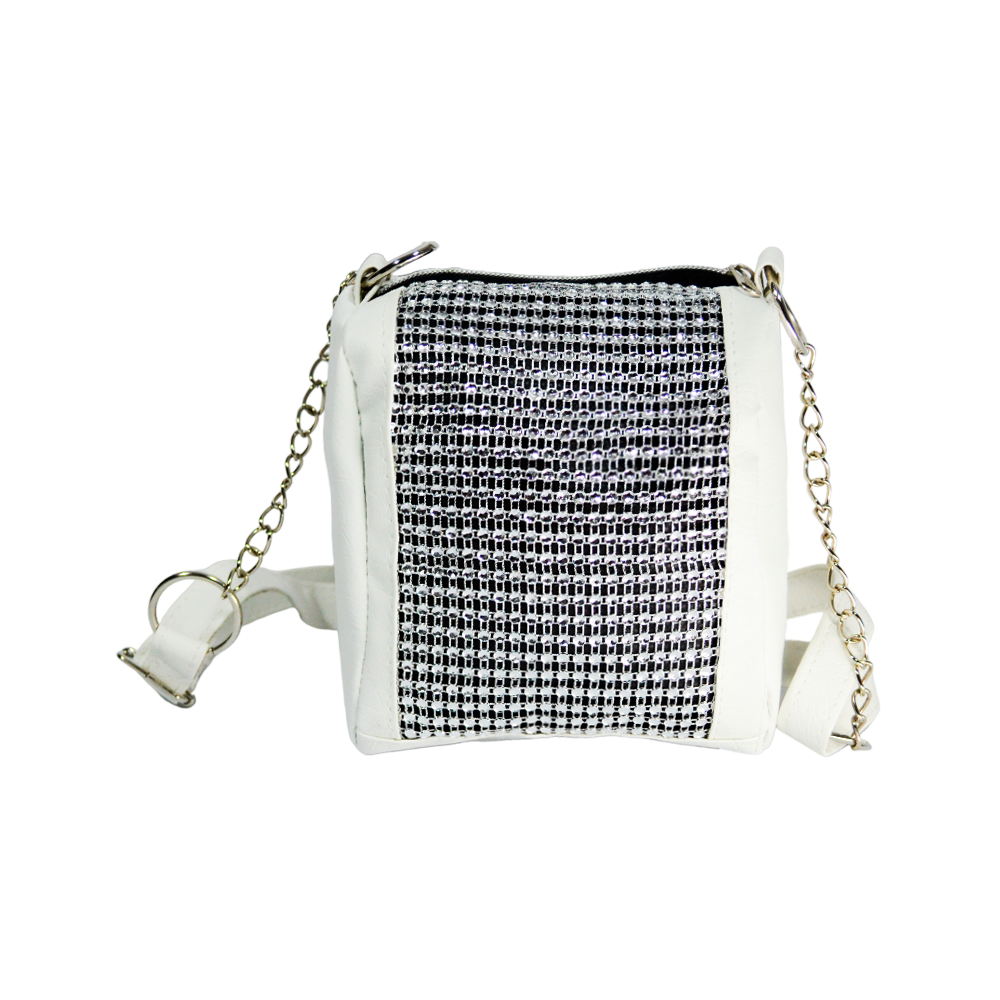 BANDOLERA BAGS DOBLE  STRASS CON CADENA