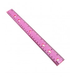 REGLA 30 CM TRANSPARENTE