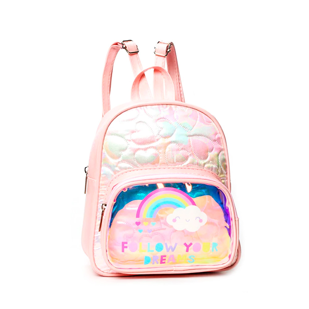 MOCHILA INFANTIL CON BOLSILLO PVC