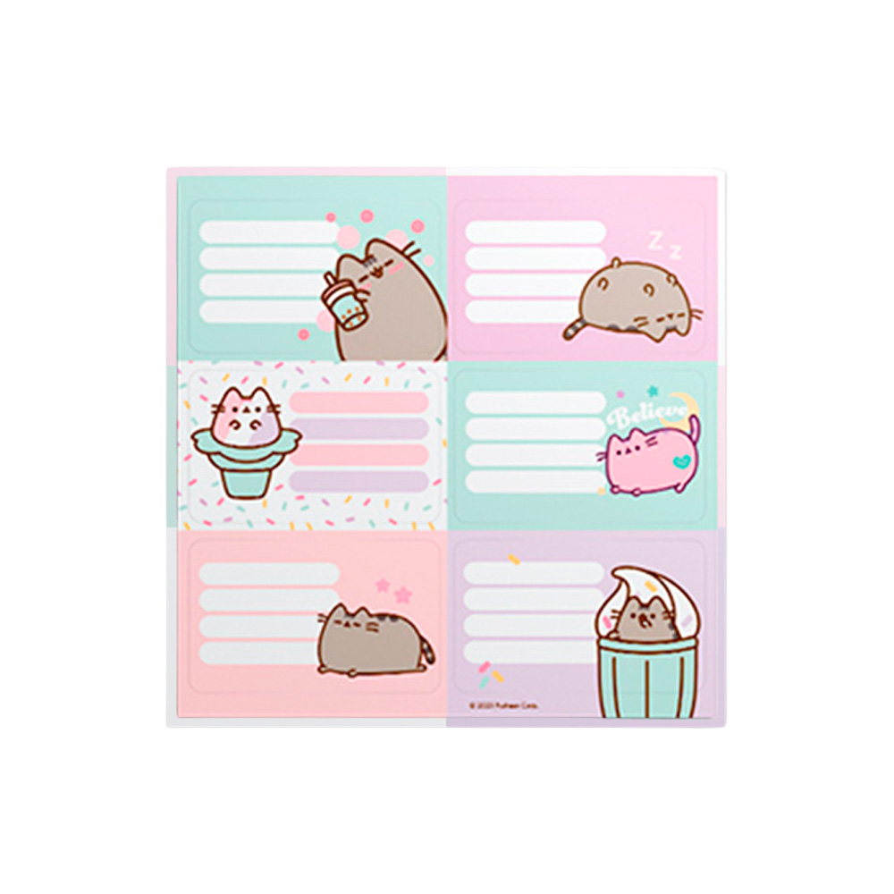 ETIQUETAS PUSHEEN MOOVING