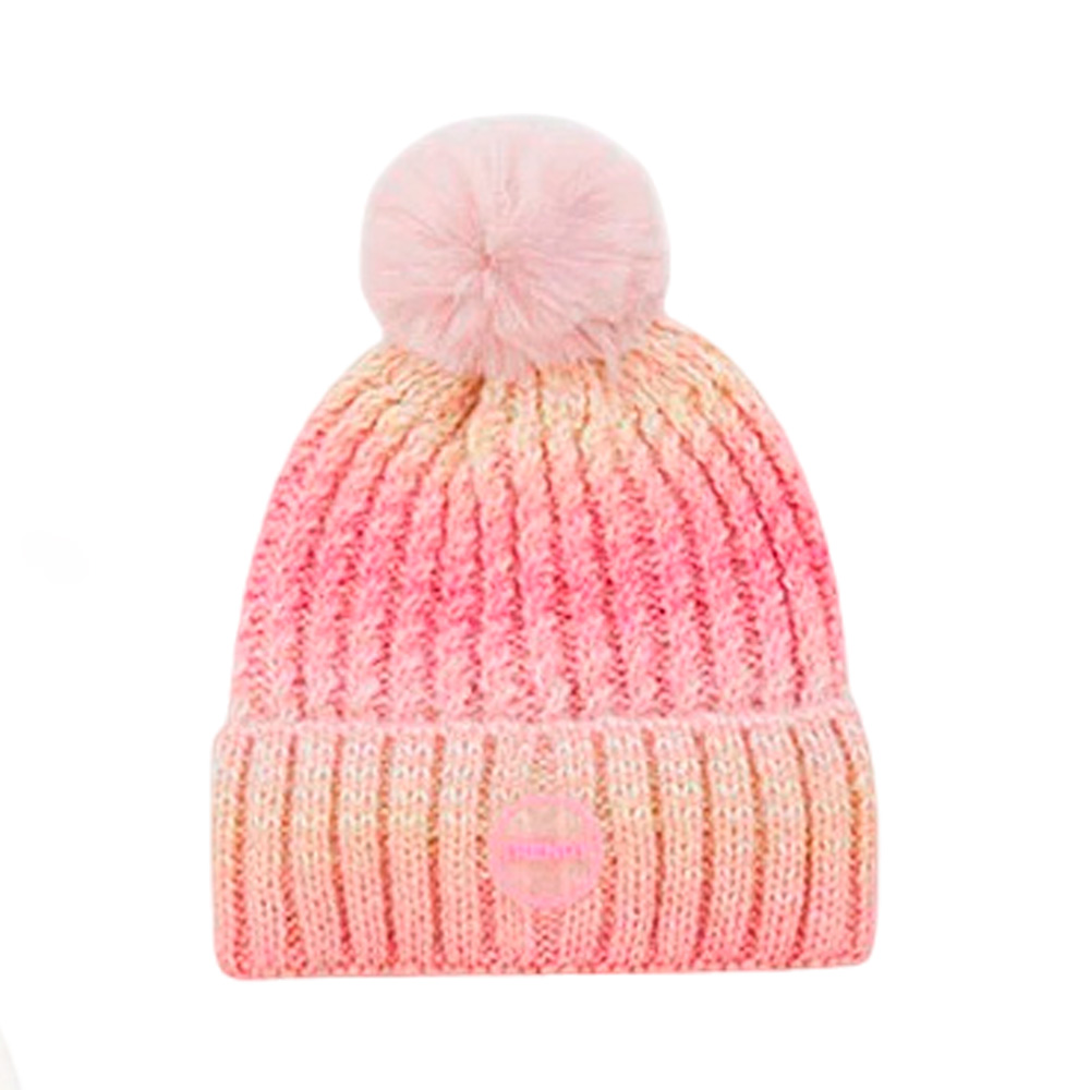 GORRO POMPON RAYITAS