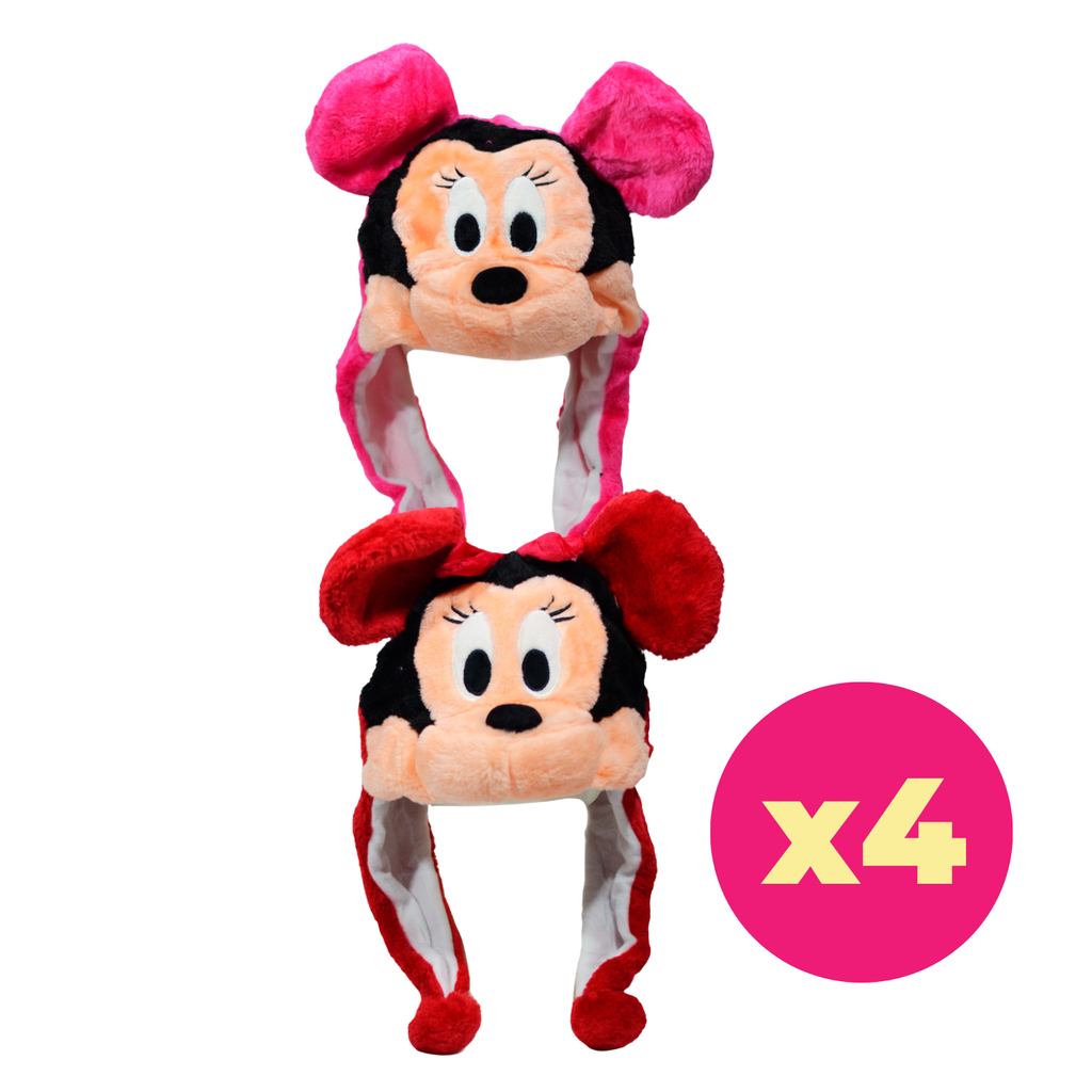 COMBO GORRO INFANTIL MINNIE X4