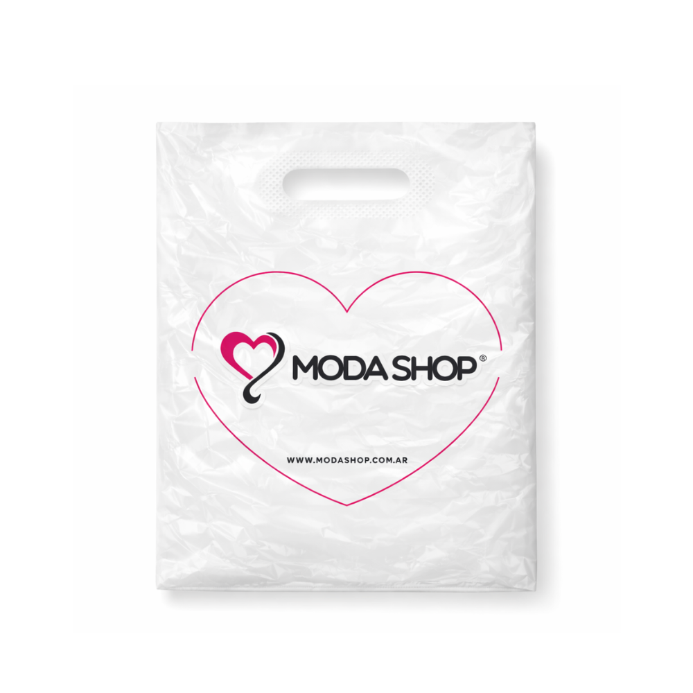 BOLSA DE PLASTICO MODASHOP N3 35X40CM