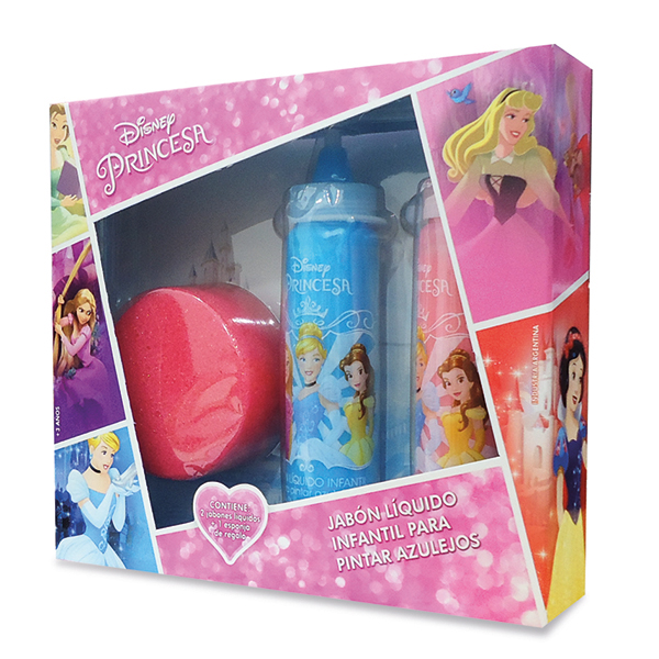 JABON LIQUIDO PARA PINTAR AZULEJOS X2 COLORES PRINCESAS