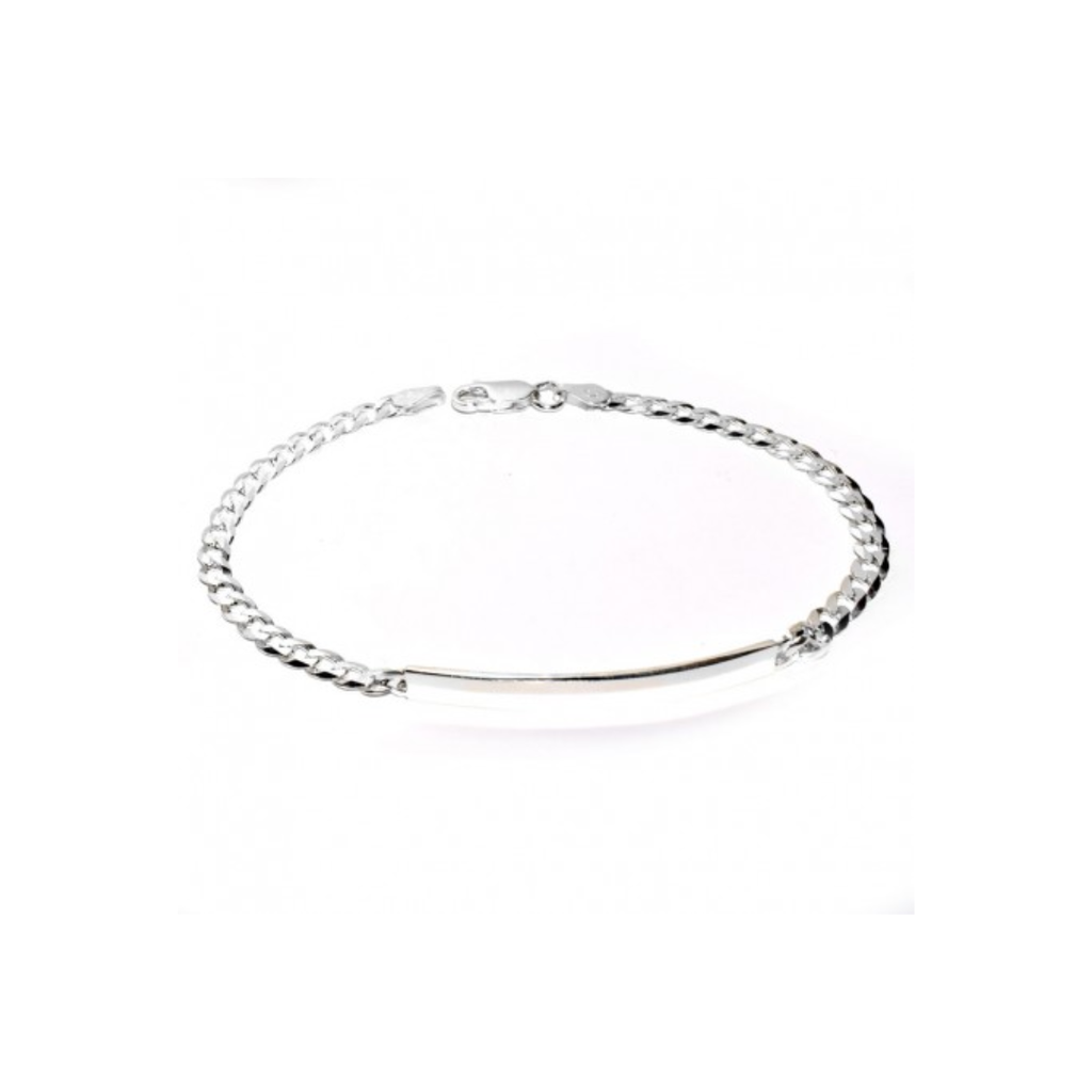 PULSERA ACERO PLATEADA