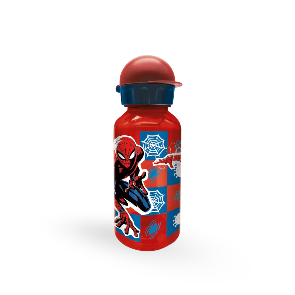 BOTELLA CON TAPA SPIDERMAN