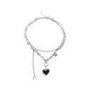 COLLAR ACERO CON DIJE Y PIEDRA