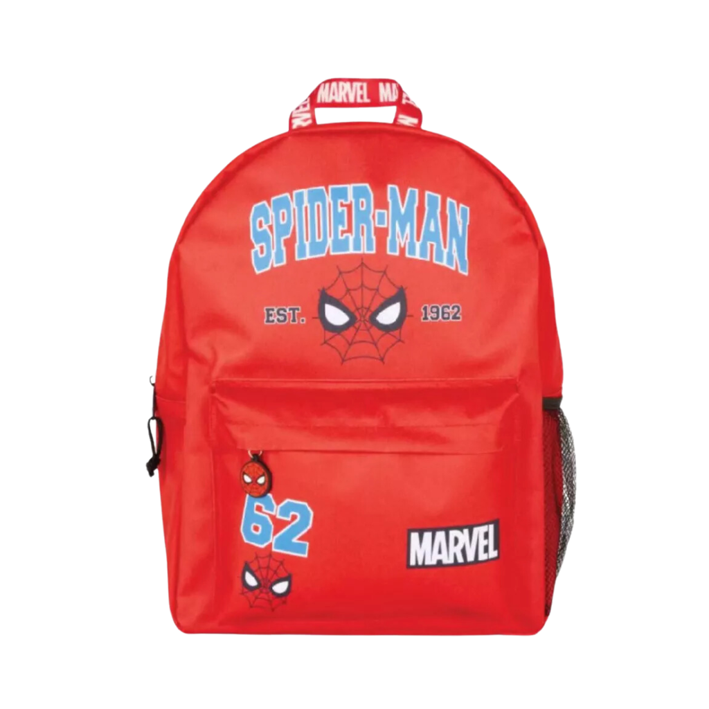 MOCHILA SPIDERMAN CON CORREA ESTAMPADA