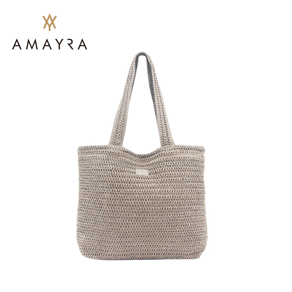 BOLSO TOTE DE RAFIA 36 X 48 CM