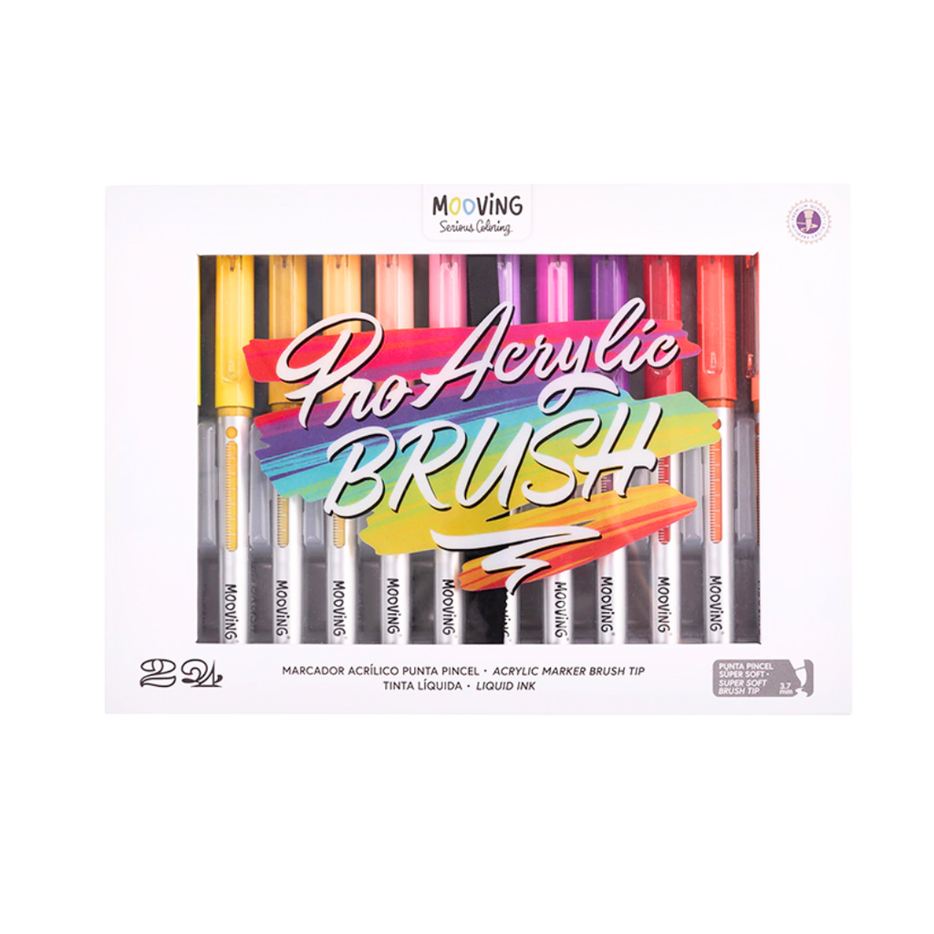 MARCADORES ACRILICOS X24 MOOVING