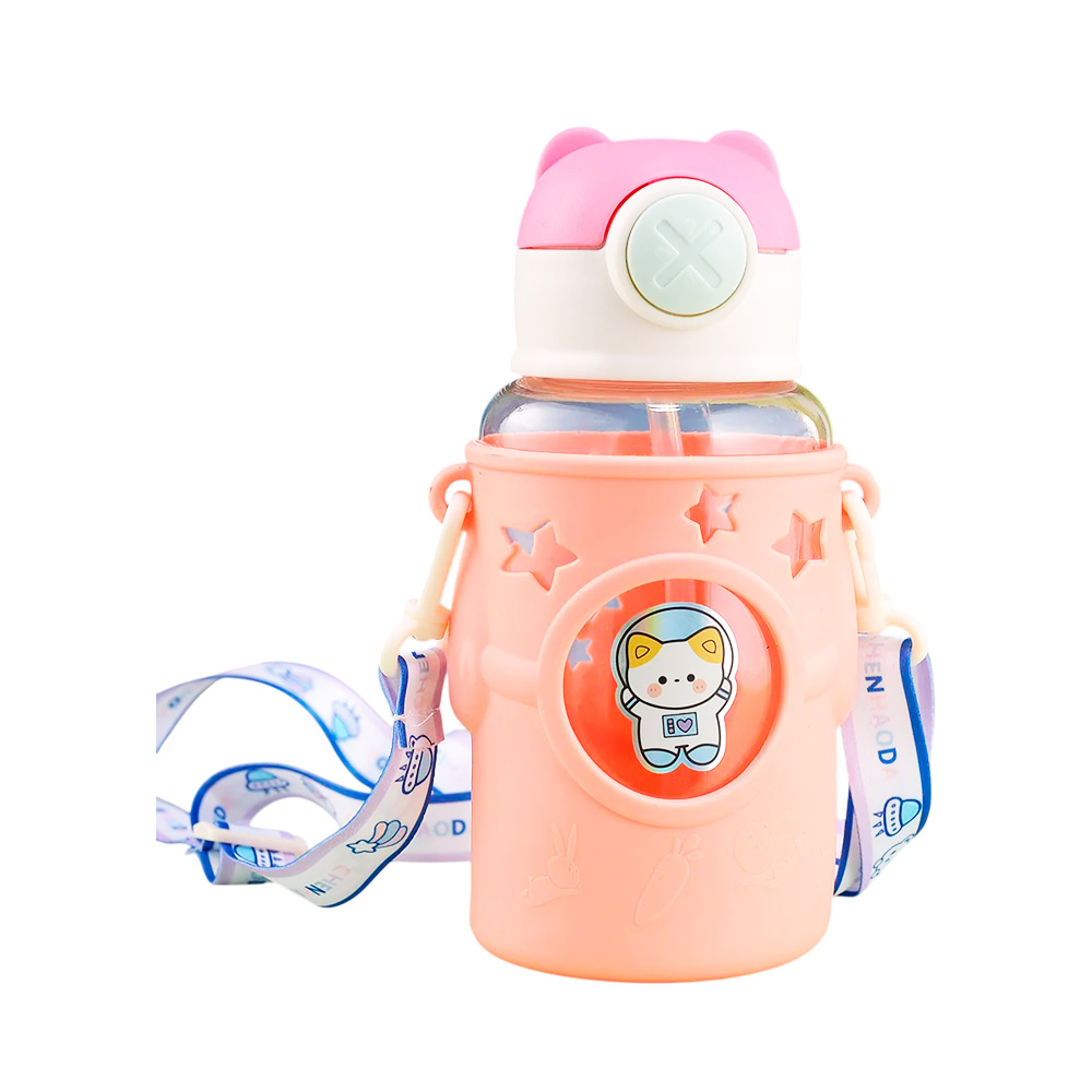 BOTELLA ASTRONAUTA CON STICKERS PARA DECORAR