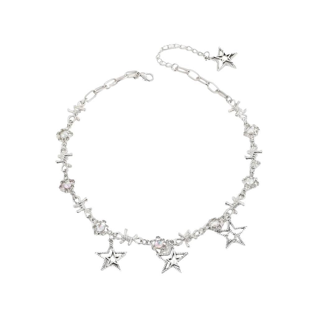COLLAR CON DIJES DE ESTRELLAS