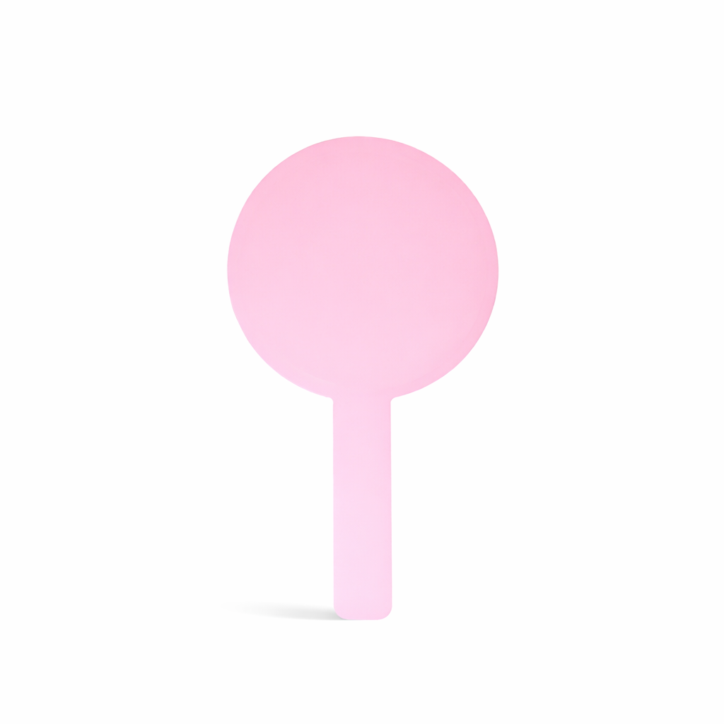 ESPEJO REDONDO COLOR LISO PASTEL