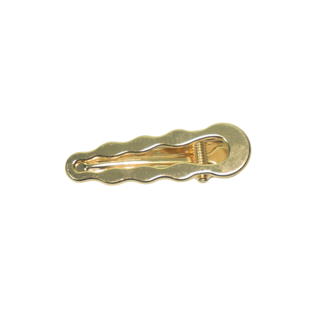 HEBILLA PINZA ONDULADA BRILLANTE