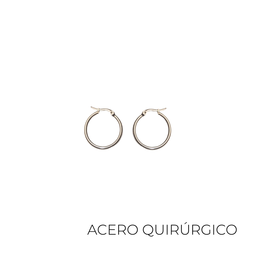 AROS ARGOLLA DE ACERO QUIRURGICO 20MM