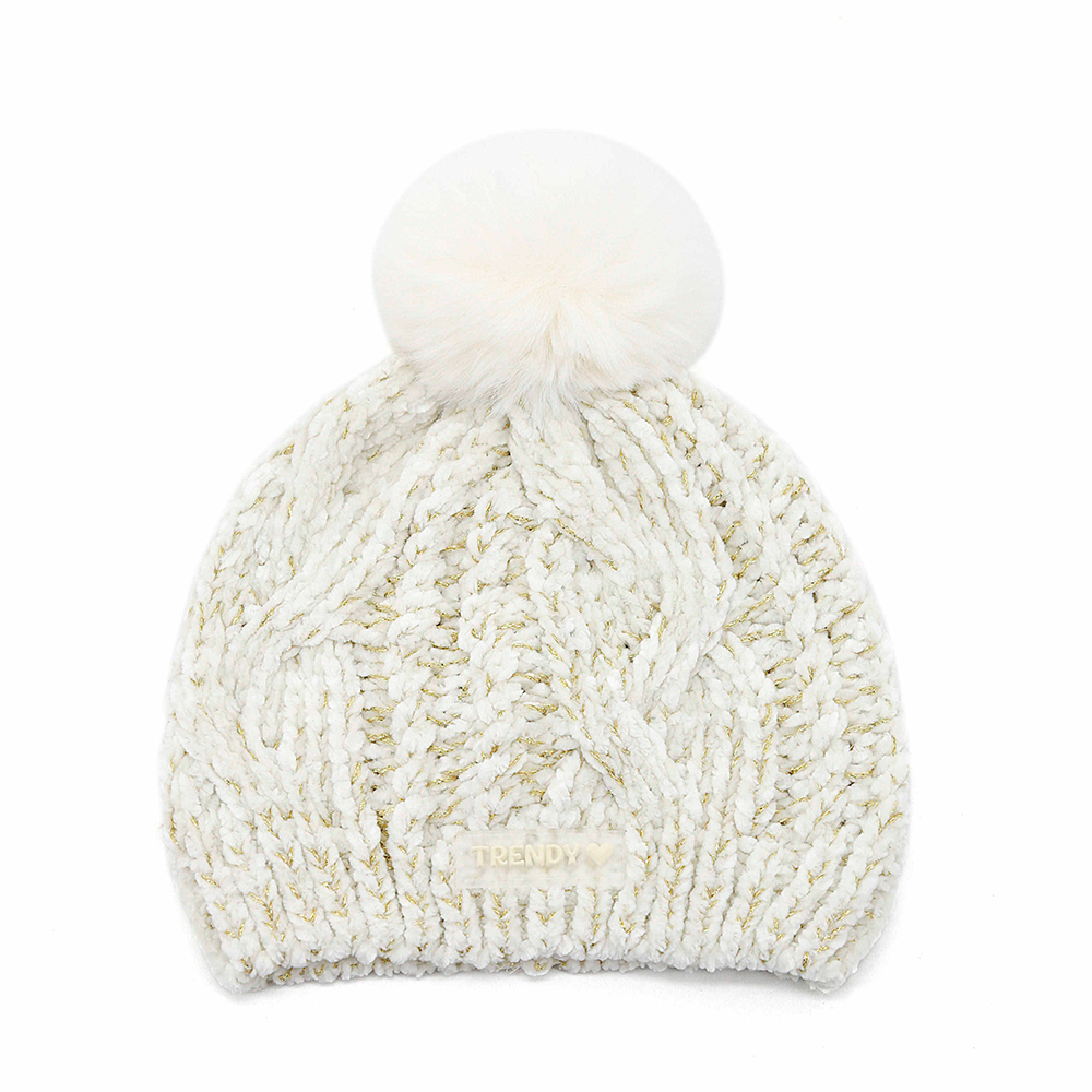 GORRO DE LANA CON POMPON