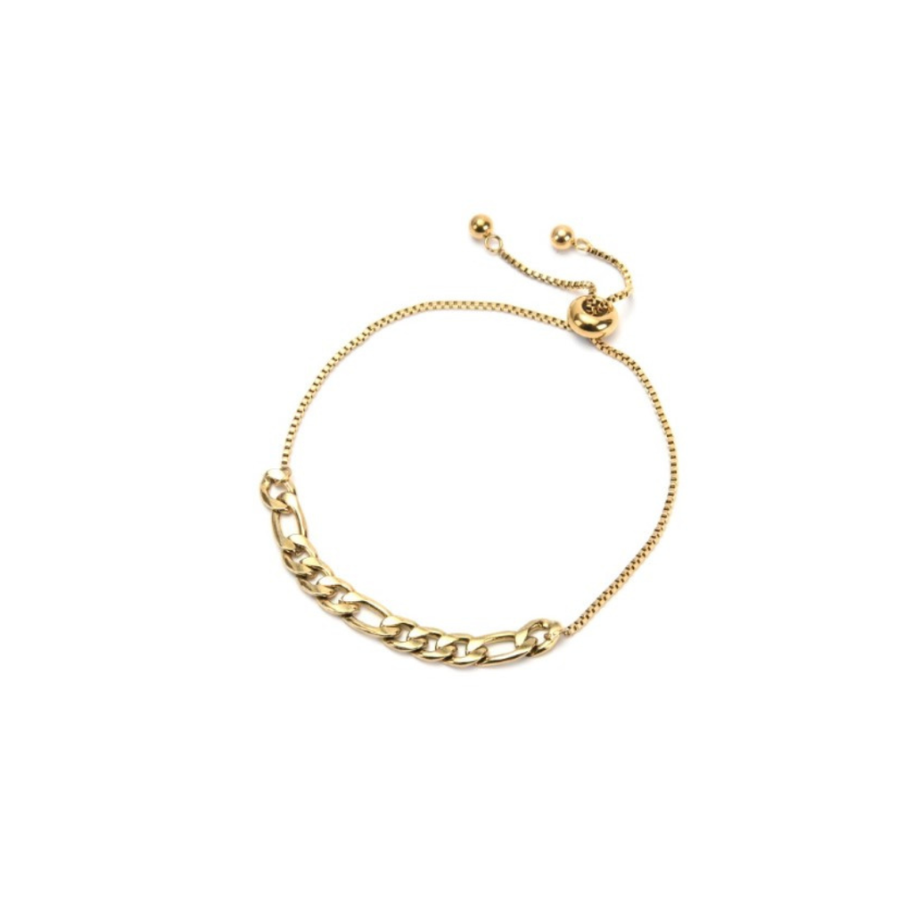 PULSERA ACERO DOBLE CADENA