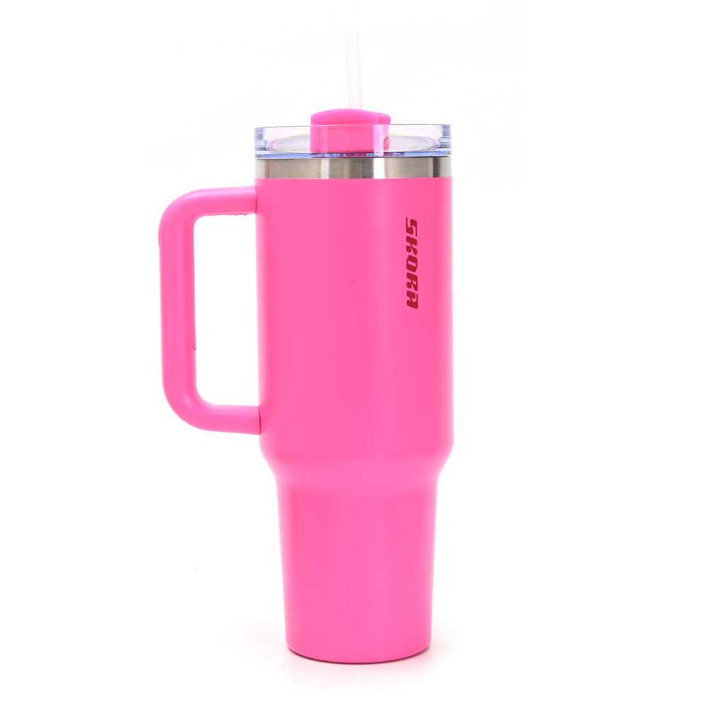 VASO TERMICO SKORA FUCSIA CON STICKERS