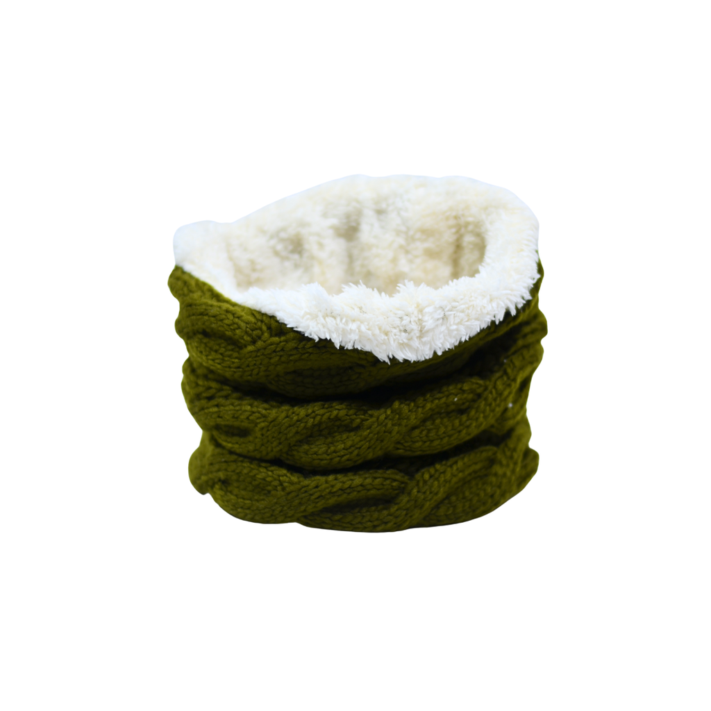 CUELLO TEJIDO CON INTERIOR DE PELUCHE