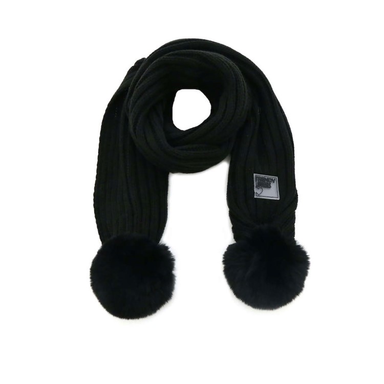 BUFANDA POMPON APLIQUE TRENDY