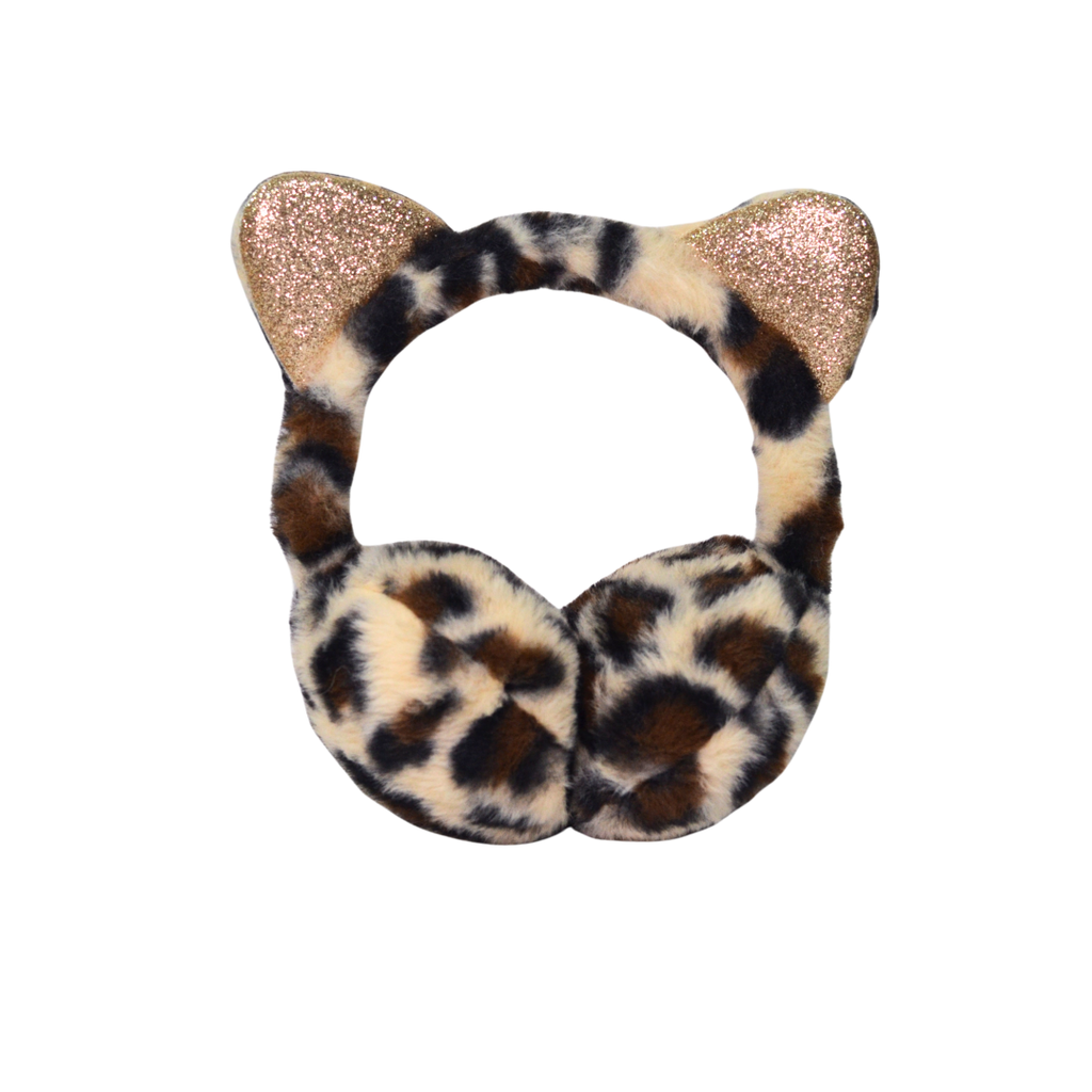 OREJERA ANIMAL PRINT CON BRILLO