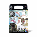 KIT DE ACUARELAS HOJAS Y PINCEL PERSONAJES